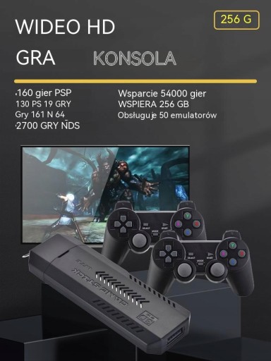 Game Stick 4k Оригинальная игровая консоль в стиле ретро HD