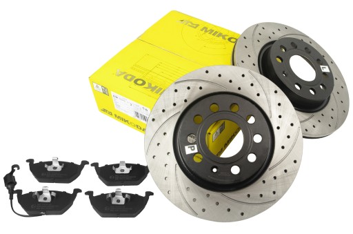 TUNING Tarcze Klocki PRZÓD Skoda Octavia 2 04-13r.