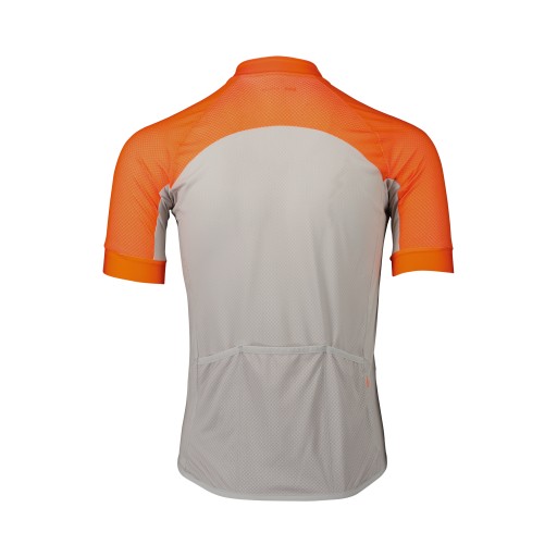 POC ESSENTIAL ROAD LOGO Цинк-оранжевый/Гранитно-серый дорожный трикотаж M