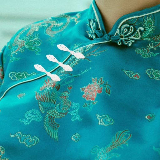 Практичные застежки Cheongsam для пришивания пуговиц.