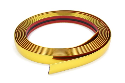 Лента декоративная золотая самоклеящаяся 21мм 5м GOLD 20 мм х 5 метров
