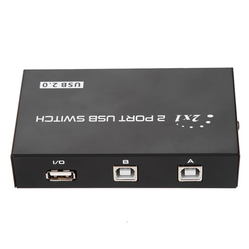 2/4-портовый USB 2.0 ручной переключатель общего доступа для ПК, принтера, сканера