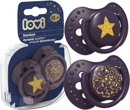 Соска LOVI STARDUST SOOTHING 18м+ 2 шт.