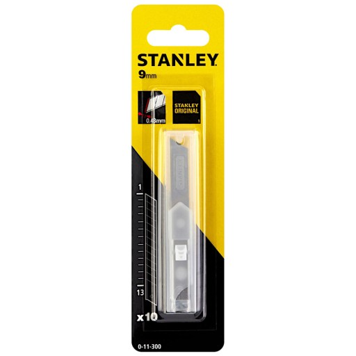 STANLEY Сменное сломанное лезвие для ножей 9мм 10 шт.