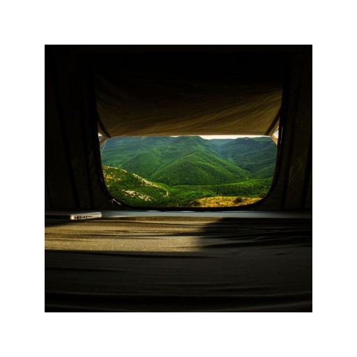 Палатка на крышу Wild Camp Hudson 220 серая - автомобильная палатка