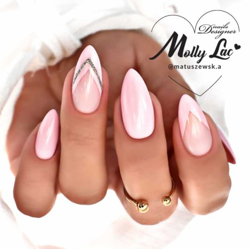 Molly Lac Nail Building Base Pearly Base 10 г - Орхидея