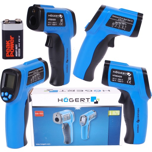 Бесконтактный термометр Hogert -50 + 550°C