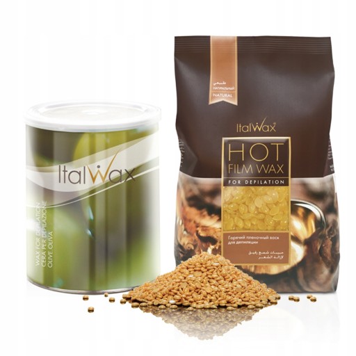 Italwax SET Удаление волос Твердый воск 1 тыс. банка 400