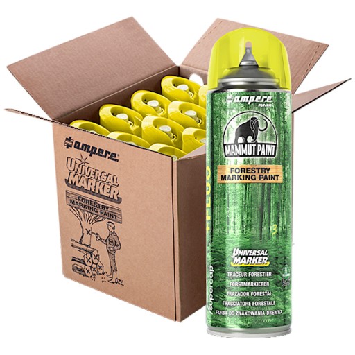 Farba do znakowania drzew żółta 500ml Ampere 12szt