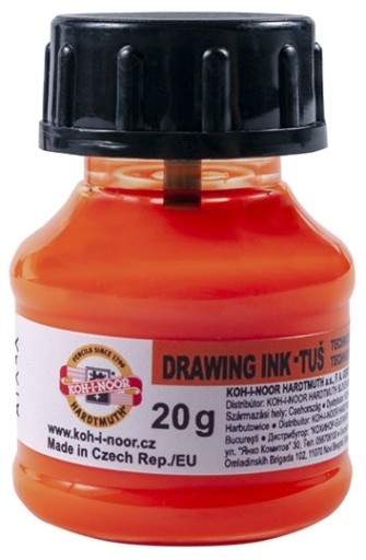 KOH-I-NOOR Чернила для рисования каллиграфии 20 г FLUO