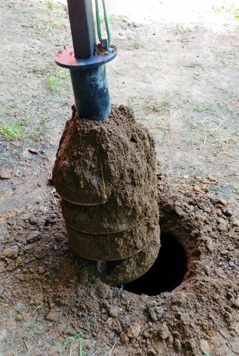 Wiertnica ręczna do studni 145mm 5m szlamówka 110