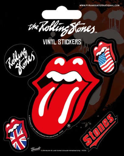 Zestaw naklejek The Rolling Stones naklejki 5 szt