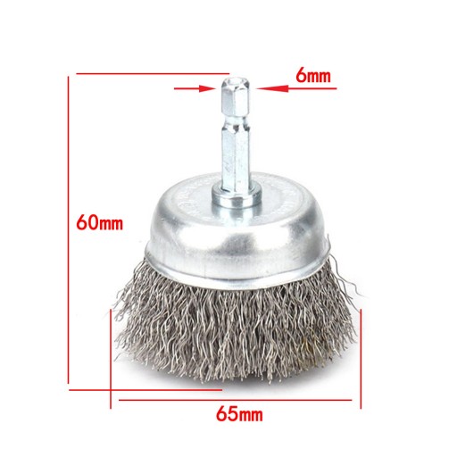 Круглая стальная проволочная щетка Dremel 50 мм, 2 дюйма