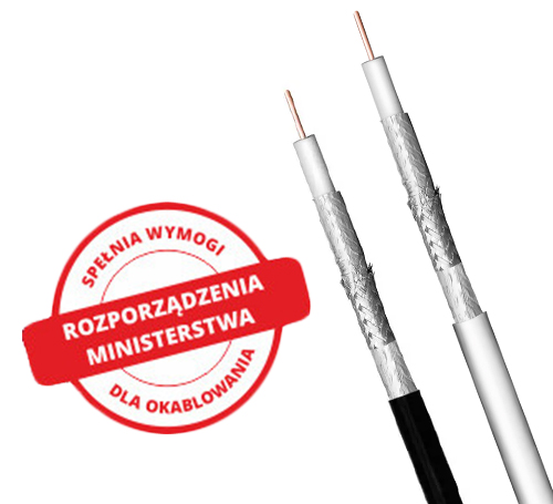 RG6 Spacetronik DOKA PE 4K Trishield кабель 1 метр