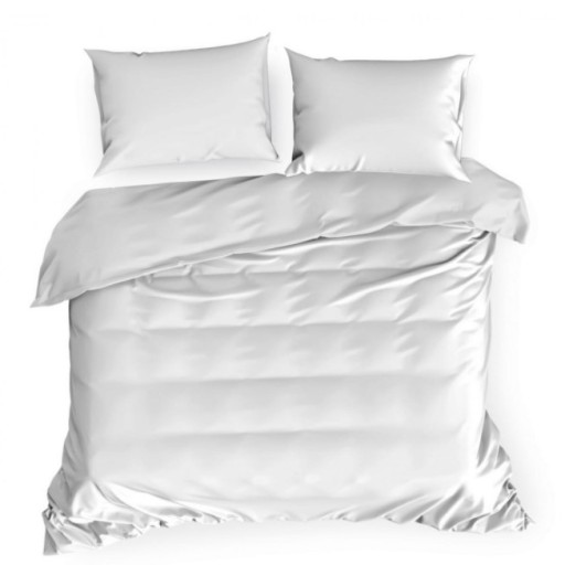 Комплект постельного белья SATIN 160Х200+ 2х70Х80 белый ОТЕЛЬ