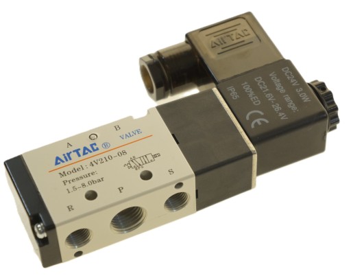 Elektrozawóra 5/2 Airtac 4V21008 4V210-08 1/4 набор разъемов + глушители