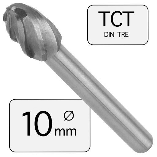 10 mm Pilnik Obrotowy TRE Owalny - Aluminium