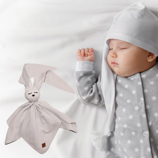 BABY Snuggle Игрушка Кролик Успокойся Серый