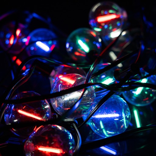 Girlanda Solarna Ogrodowa 20x LED Ozdobne Kulki G50 10.6m 3000K RGB + Pilot