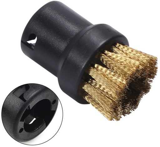2x КРУГЛЫЕ ЩЕТКИ для KARCHER STEAMER SC1 SC2 SC3 SC4 SC5 ЗАПАСНОЙ НАКОНЕЧНИК