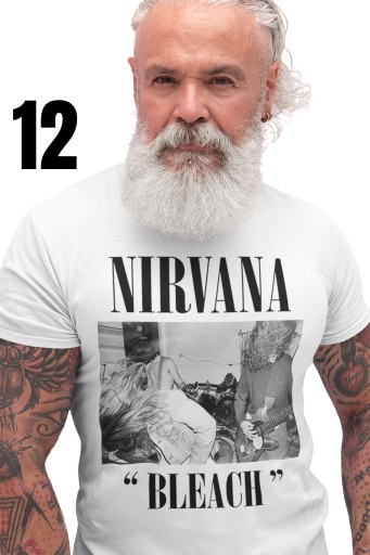 Футболка с футболкой Kurt Cobain Nirvana 12 узоров m