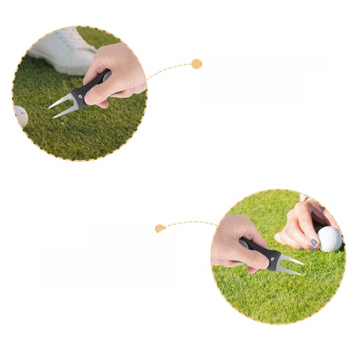 GOLF GREEN GOLF DIVOT FORK DIVOT FORK ИНСТРУМЕНТ ДЛЯ ГОЛЬФА