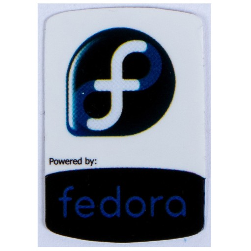 Наклейка Fedora 19 x 28 мм