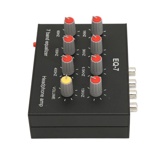 7-PASMOWY KOREKTOR DŹWIĘKU EQ RCA 12dB DC5V-12V