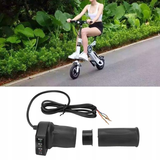 MINI MANETKA RĄCZKA GAZU ROWER ELEKTRYCZNY