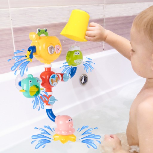ИГРУШКА ДЛЯ ВАННЫ РЫБЫ осьминога ДЛЯ ВАННЫ ВОДНАЯ ПОДВОДНАЯ ЛОДКА