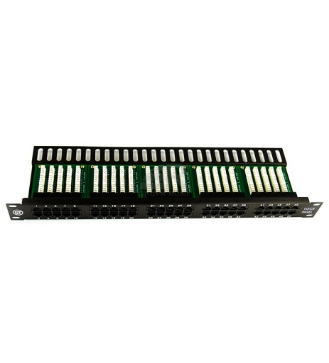 Патч-панель 19 дюймов 50x RJ45 ISDN