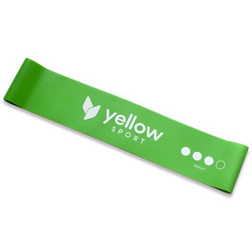 Резиновая лента YellowLOOP miniband для тренировок и реабилитации 5–10