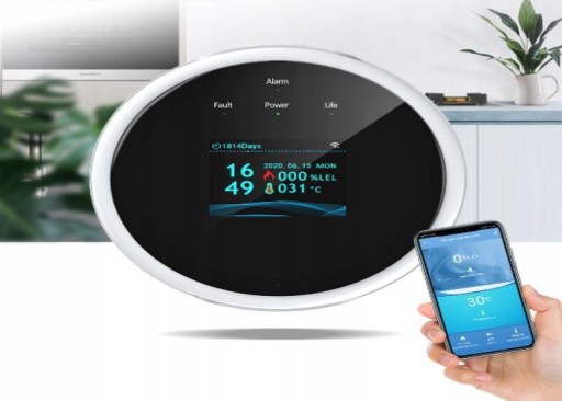 Датчик газа zjh138) Звуковая сигнализация Tuya Wi-Fi