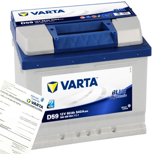 АККУМУЛЯТОР VARTA BLUE DYNAMIC 60Ач 540А D59