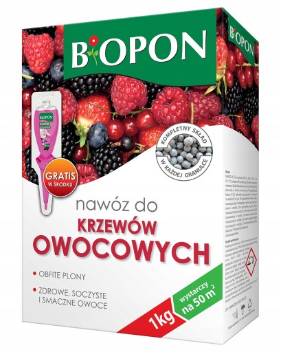 Удобрение для плодовых кустов Биопон 1кг.