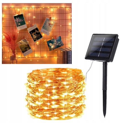 ЦЕПОЧНЫЕ СОЛНЕЧНЫЕ САДОВЫЕ СВЕТИЛЬНИКИ 20М 200LED