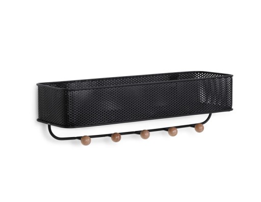 ОРГАНАЙЗЕР/НАСТЕННАЯ ВЕШАЛКА ESTIQUE BLACK UMBRA