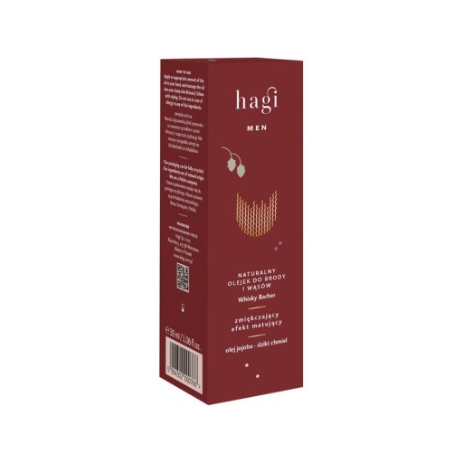 Hagi Natural Barber масло для бороды и усов