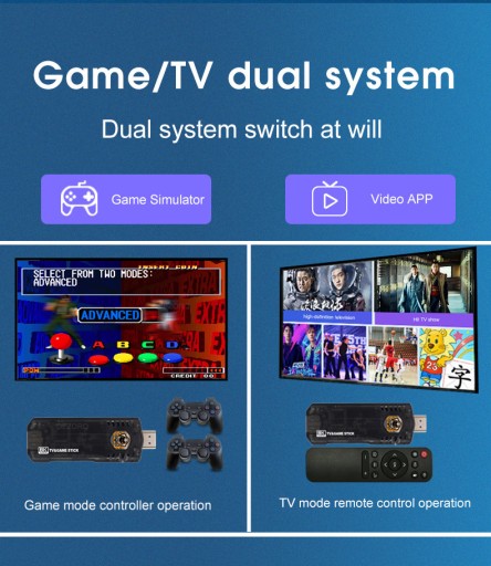 X8 Game Stick 4K 10000 gier Arcade Retro Video