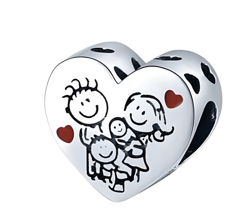 ПОДВЕСКИ-КУЛОН СЕМЕЙНАЯ ЛЮБОВЬ СЕРДЦЕ LOVE s925