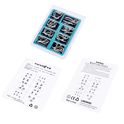 INTELLIGENCE PUZZLES RING BRAIN METAL