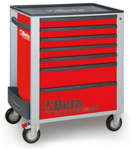 Шкаф на тележке для мастерской BETA BW2400S/R7 + 343 шт.