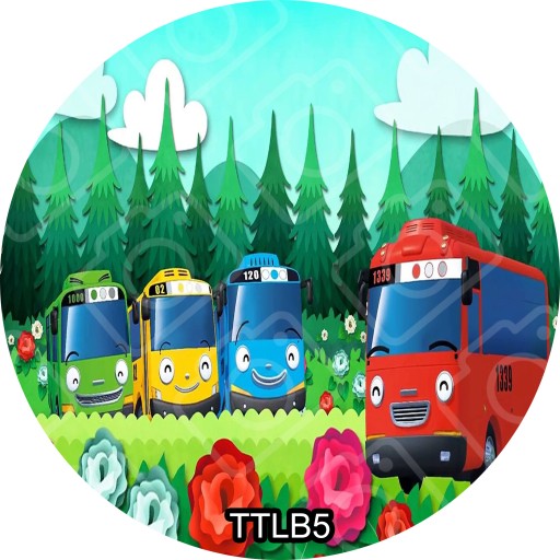 Рождественский вафельный диск для торта TAYO THE LITTLE BUS украшение для торта вафельный принт 20 см