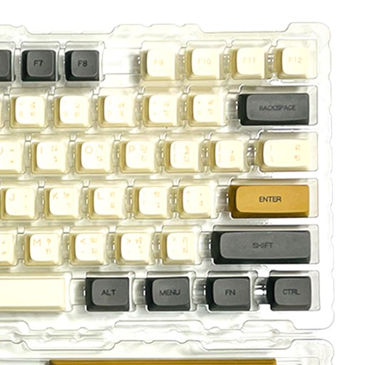 Колпачки для клавиш из ПБТ, блестящие, с мотивом XDA, высота, термосублимация, 125 клавиш, механика