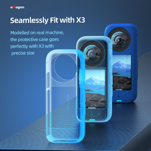 СИЛИКОНОВЫЙ ЧЕХОЛ ДЛЯ ЛИНЗ ДЛЯ INSTA360 X3