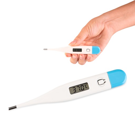Elektroniczny TERMOMETR do szybkiego pomiaru temperatury ciała + BATERIE