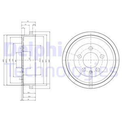 БАРАБАНЫ DELPHI + ЧЕЛЮСТИ AUDI A2 SEAT CORDOBA 6L2