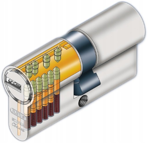 ВСТАВКА ABUS D10 НИКЕЛЬ 45/50 СЕРТИФИКАТ КЛАССА C 5 КЛЮЧЕЙ