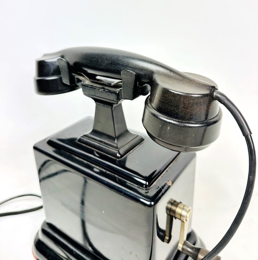 Telefon Unikat XIX XX Antyk Bakelit Ericsson Antyk