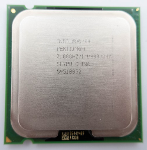 Процессор INTEL PENTIUM 4 3,00 ГГц/1 М/800 SL7PU s775